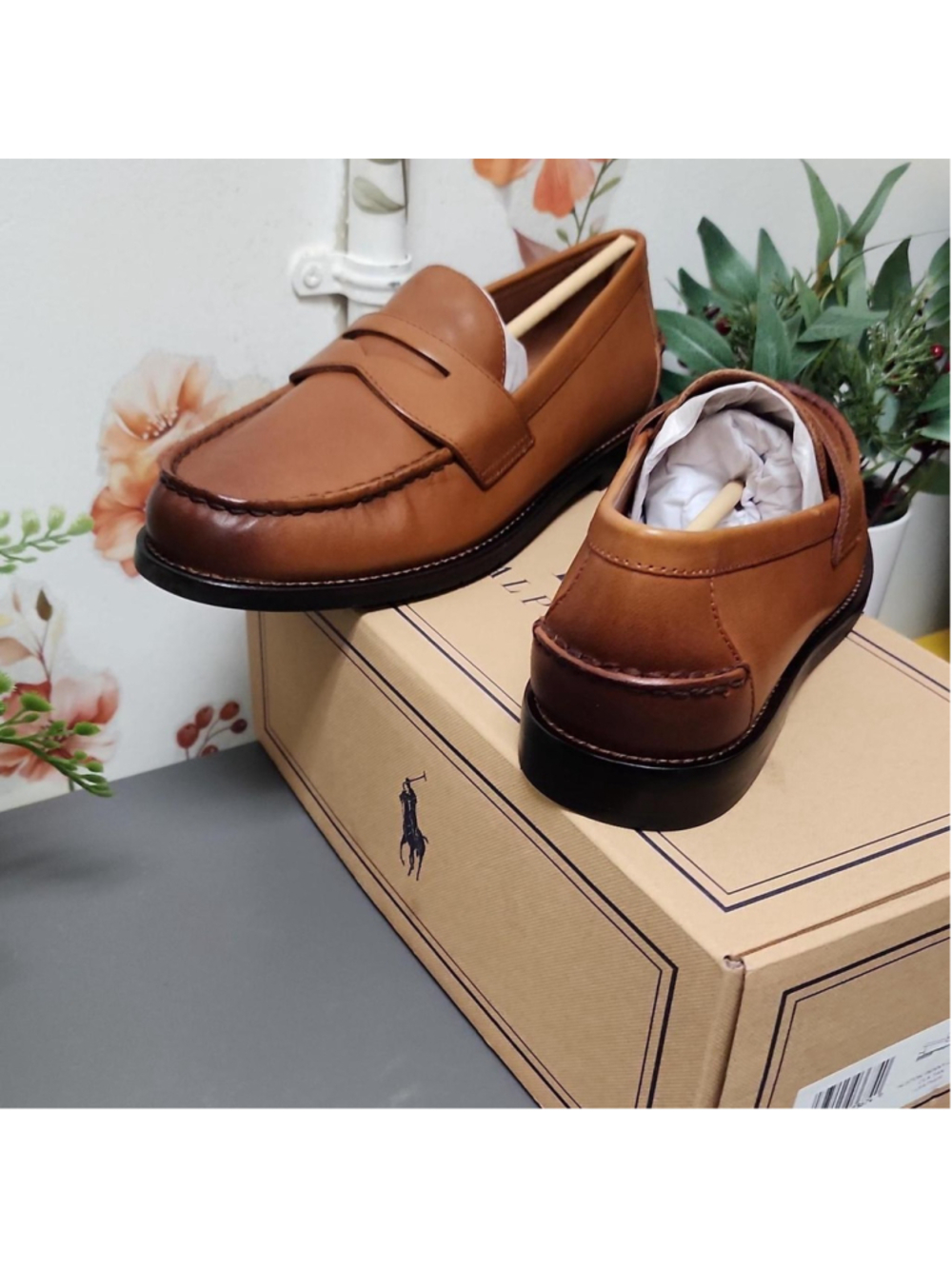 Ralph Lauren Penny Loafers Brown Leather Slip On Loafers
#preppy #classic